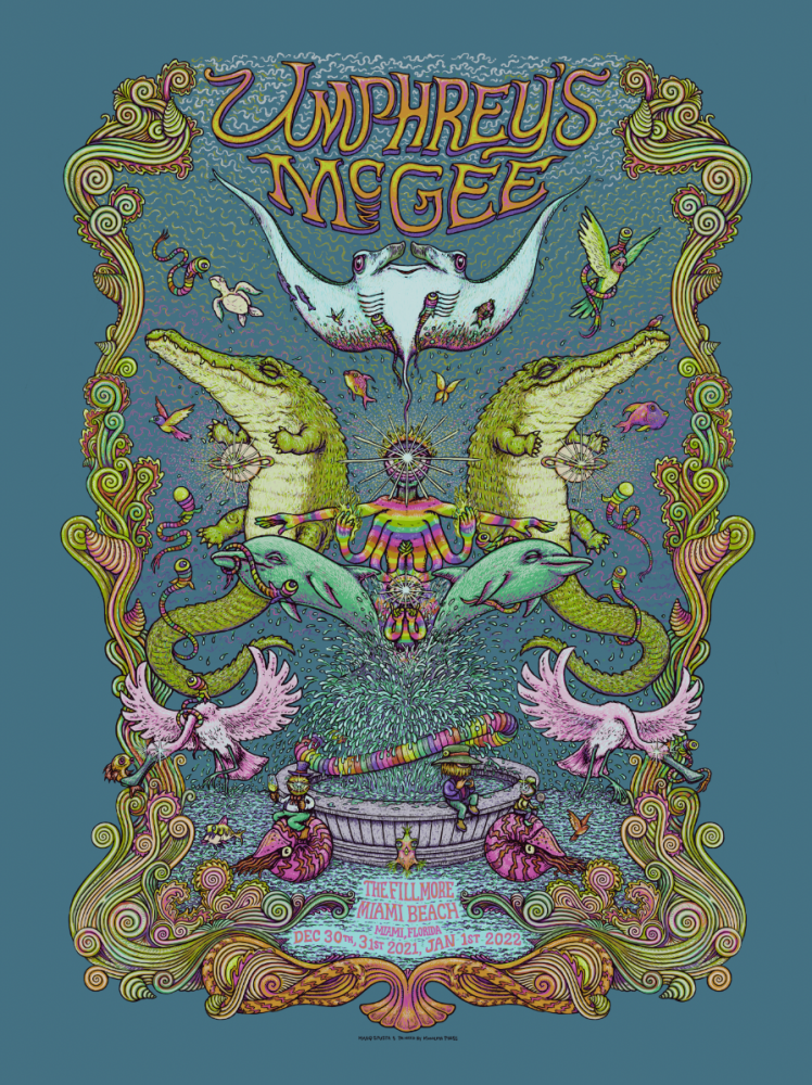 Umphrey's McGee New year's Eve Miami Poster