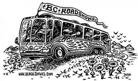 The Black Crowes Graphic for BC Roadshow