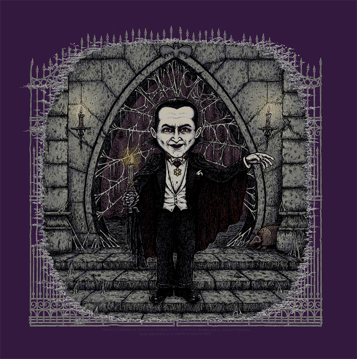 Dracula (Universal Classic Monsters) screen print