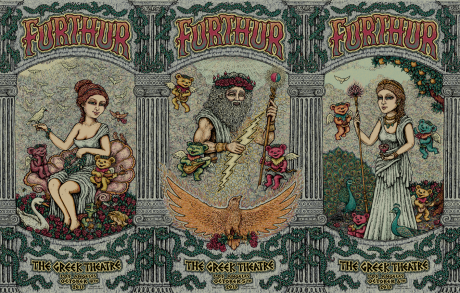 Furthur Greek Poster Triptych