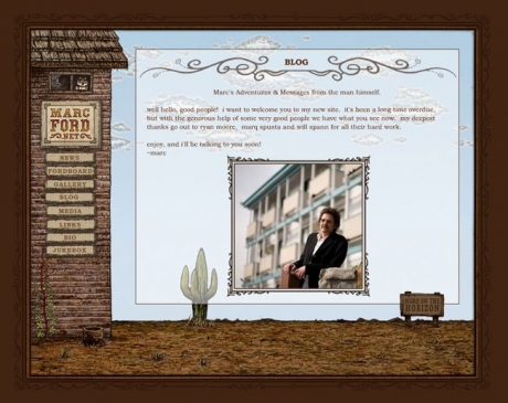 Marc Ford website art