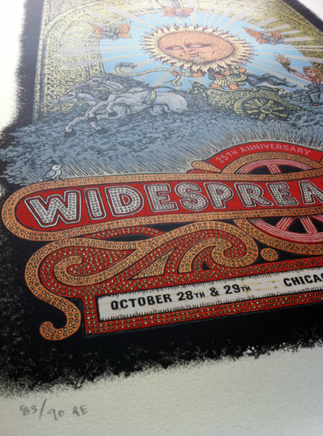 Widespread Panic- Chicago Theatre Poster 2011