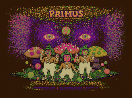 Primus & The Chocolate Factory Detroit Poster