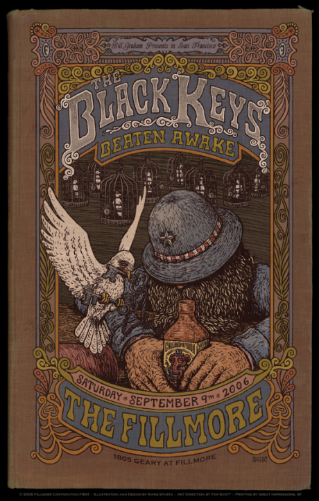 The Black Keys - Fillmore Poster