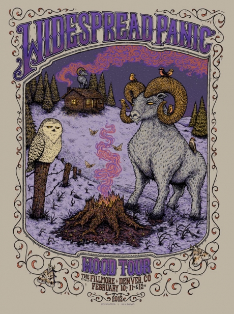 Widespread Panic - Wood Tour - Denver poster