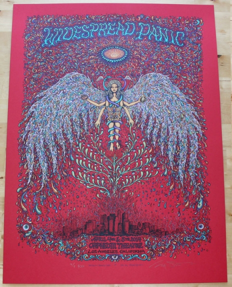 Widespread Panic - Los Angeles Poster Red